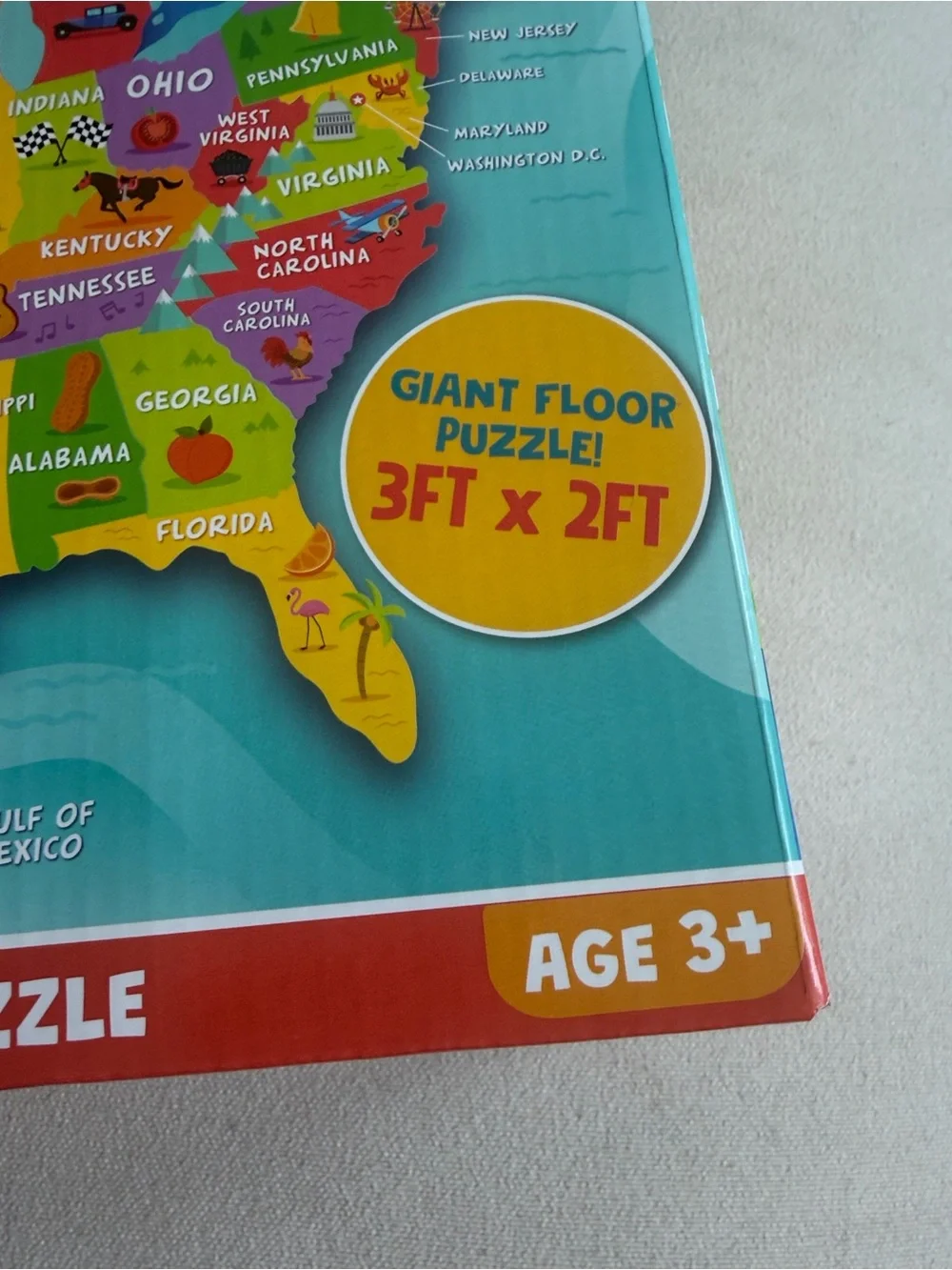 United States 80 Puzzle - Multicolor